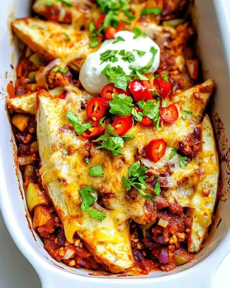 Cheesy Chilli Loaded Wedges