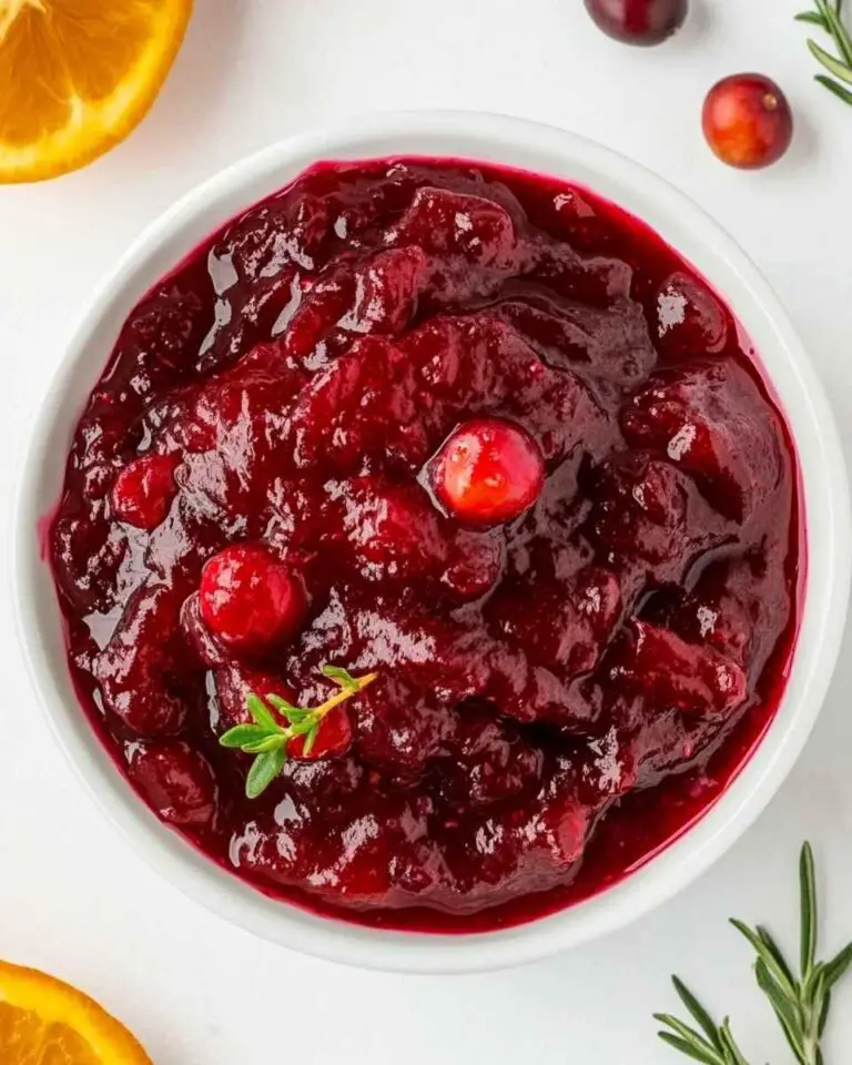 Homemade Cranberry Sauce