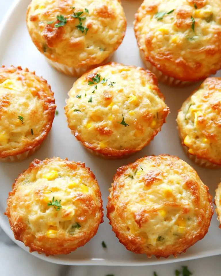 Savoury Muffins with Cheese & Sweetcorn
