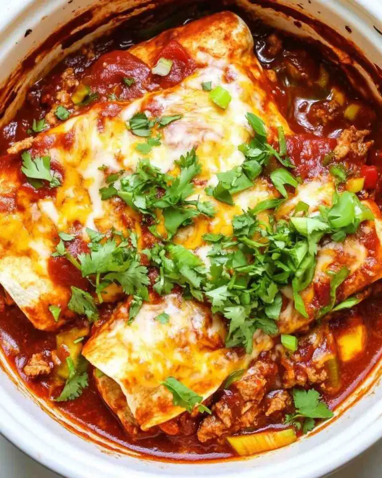 Slow Cooker Beef Enchiladas