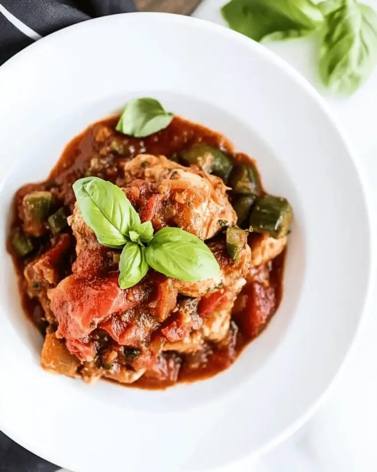 Slow Cooker Chicken Cacciatore