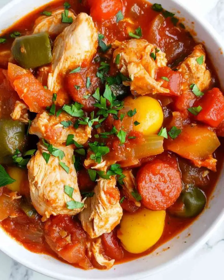 Slow Cooker Chicken and Chorizo Stew