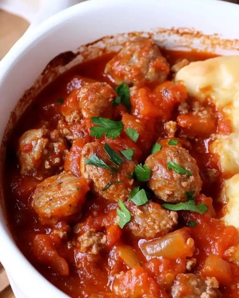 Slow Cooker Sausage Casserole