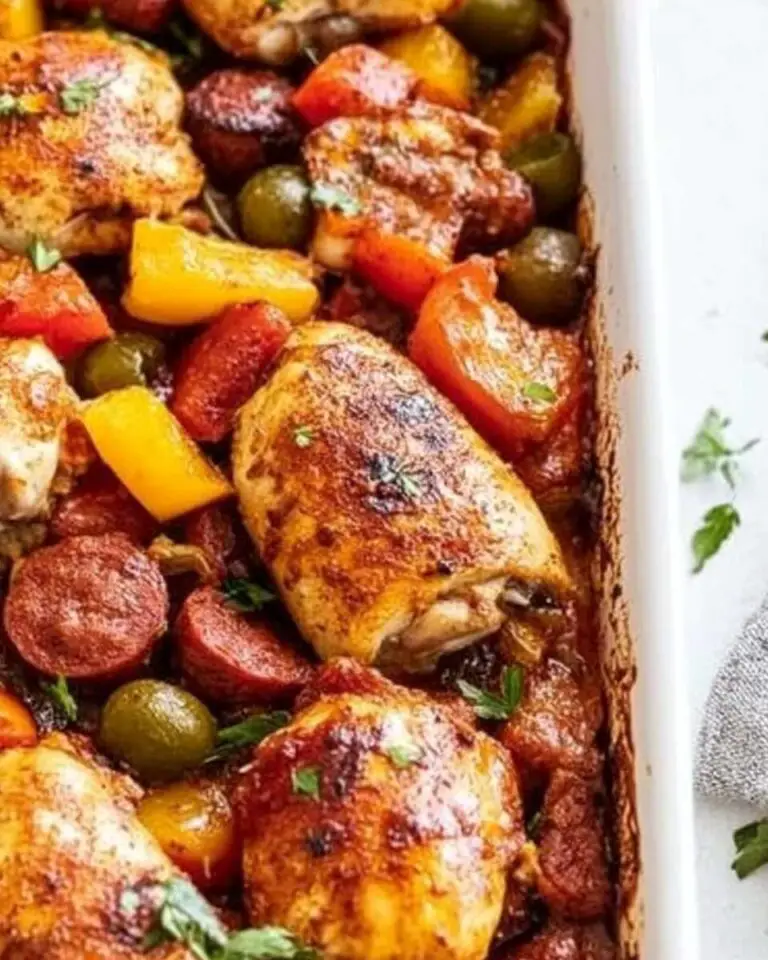 Spanish Chicken and Chorizo Tray Bake