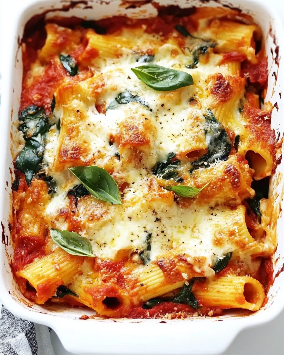 Spinach and Ricotta Pasta Bake