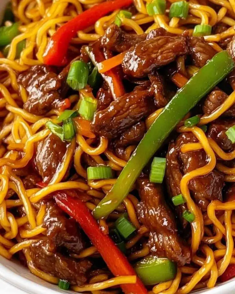 Sticky Beef & Noodles