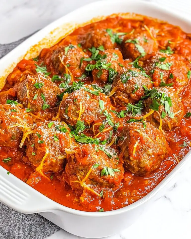 The BEST Meatballs with Rich Tomato Sauce