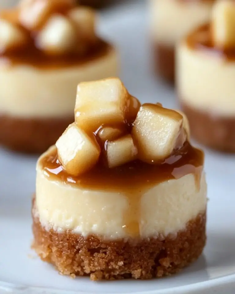 Apple Mini Cheesecakes