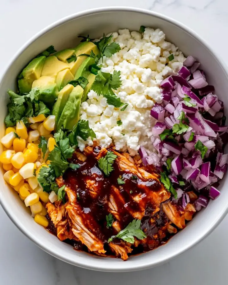 BBQ Chicken Cottage Cheese Bowl