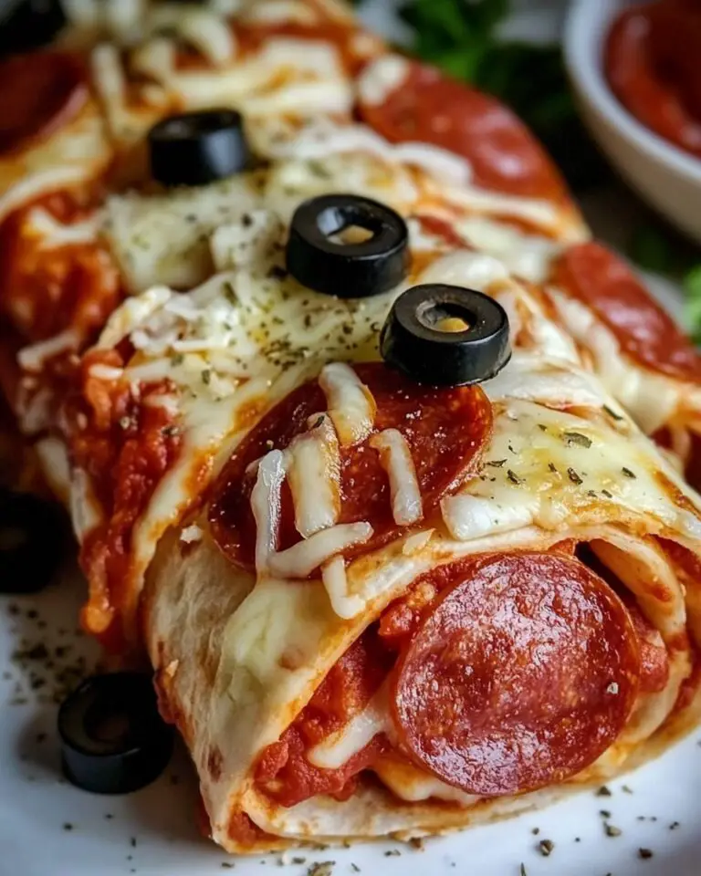 Baked Pizza Wraps