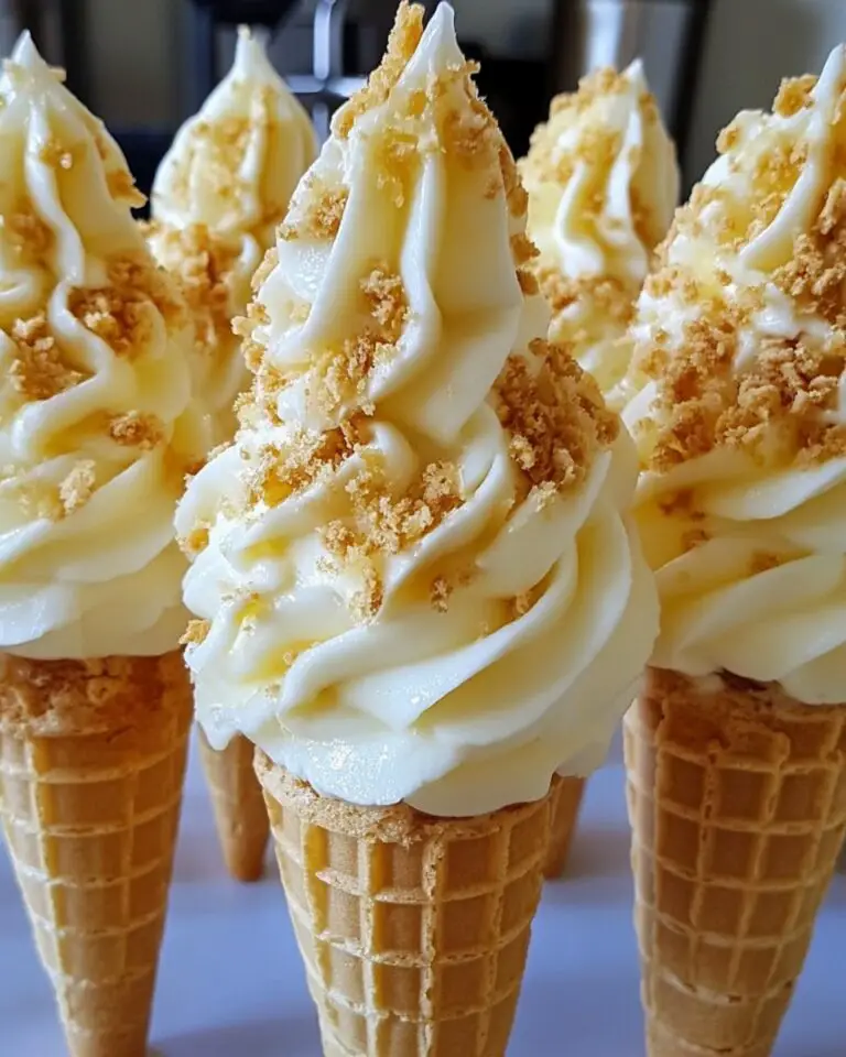 Banana Pudding Cheesecake Cones