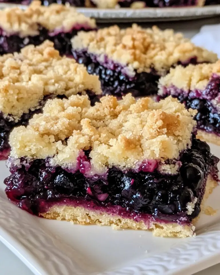 Blackberry Pie Crumble Bars