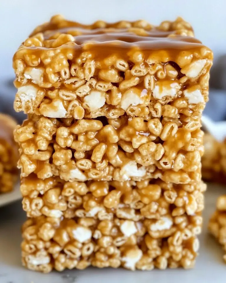 Brown Butter Dulce de Leche Rice Krispie Treats