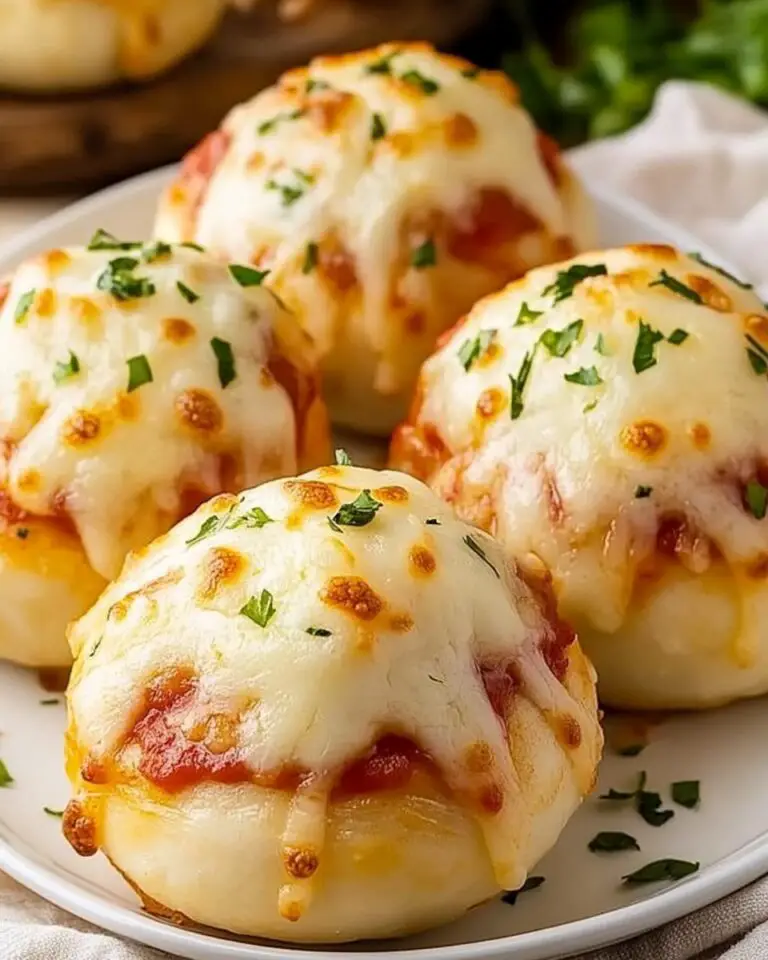 Cheesy Pizza Bombs