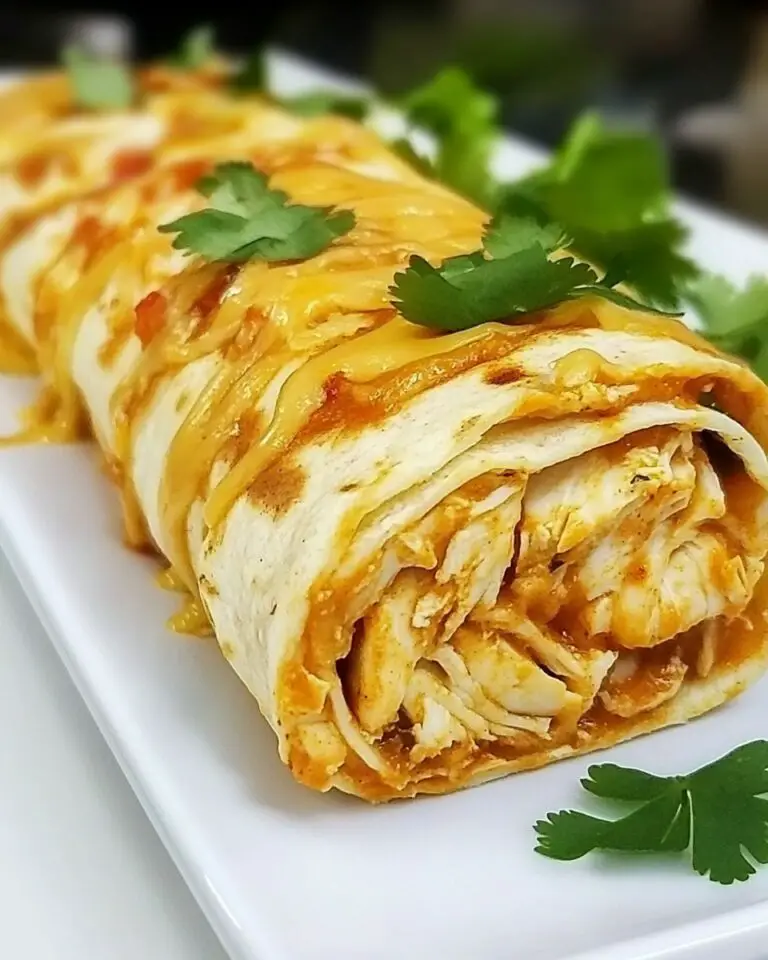 Chicken Enchilada Roll Ups