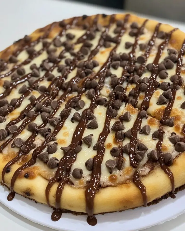 Chocolate Chip Dessert Pizza