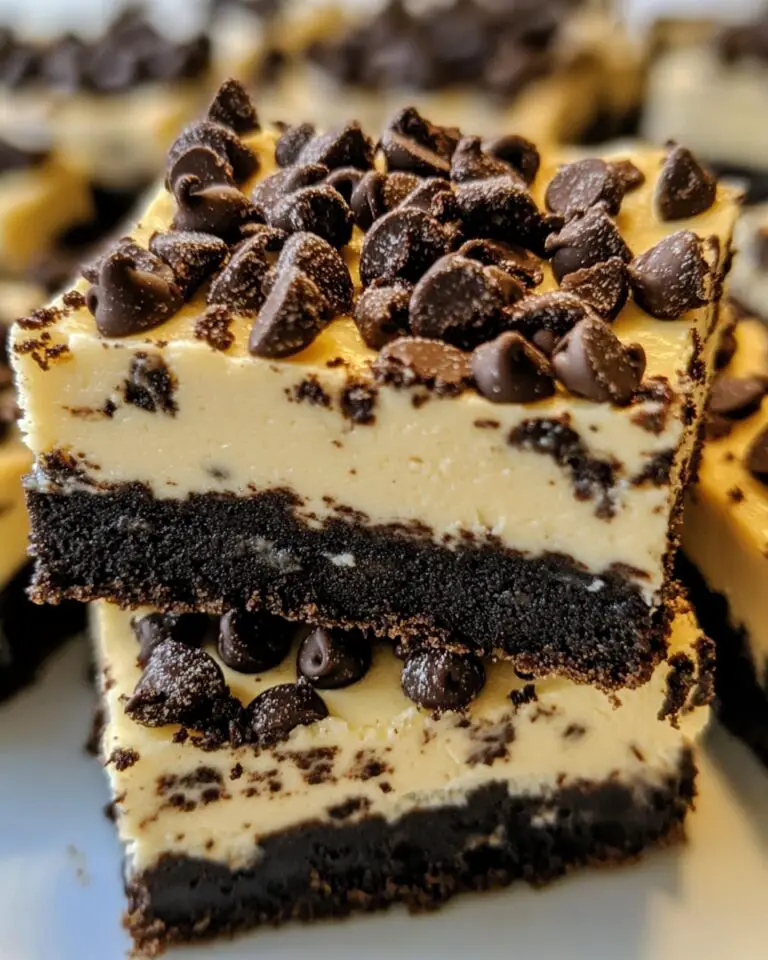 Chocolate Chip Oreo Cheesecake Bars