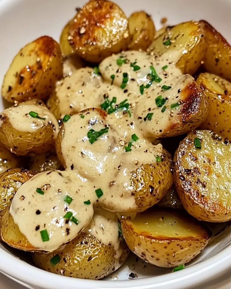 Creamy Garlic Sauce Potatoes