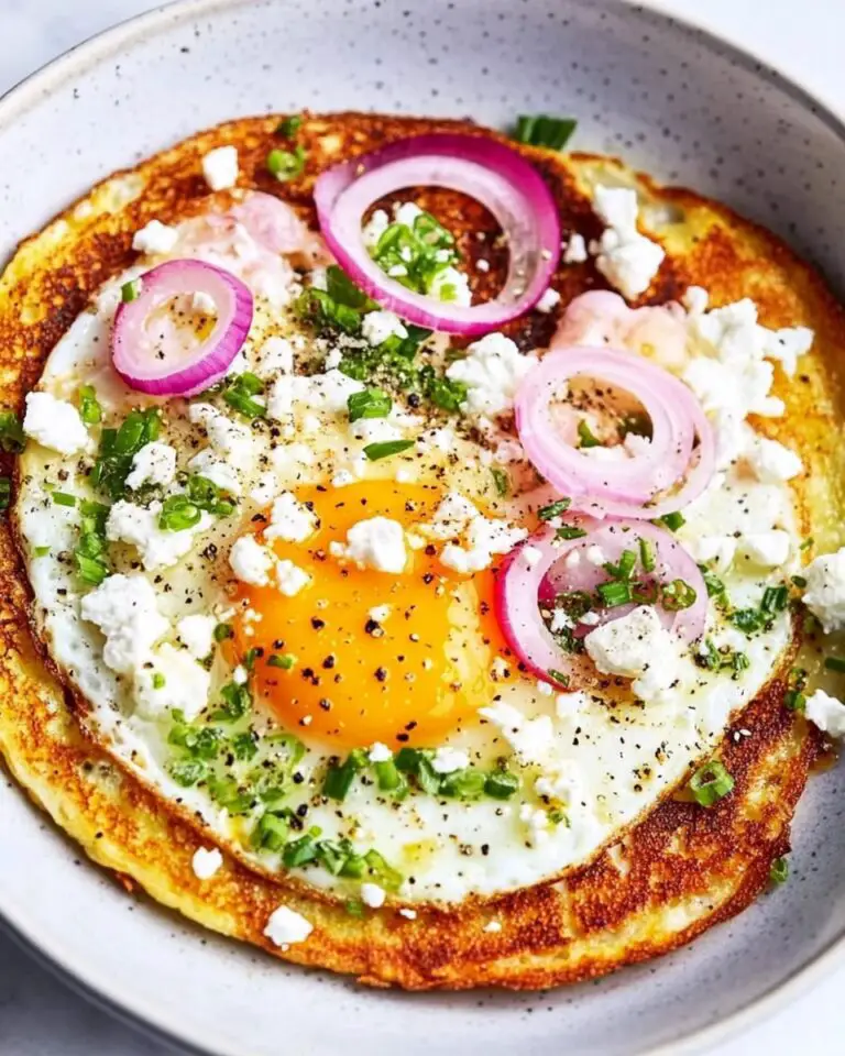 Crispy Feta Fried Eggs