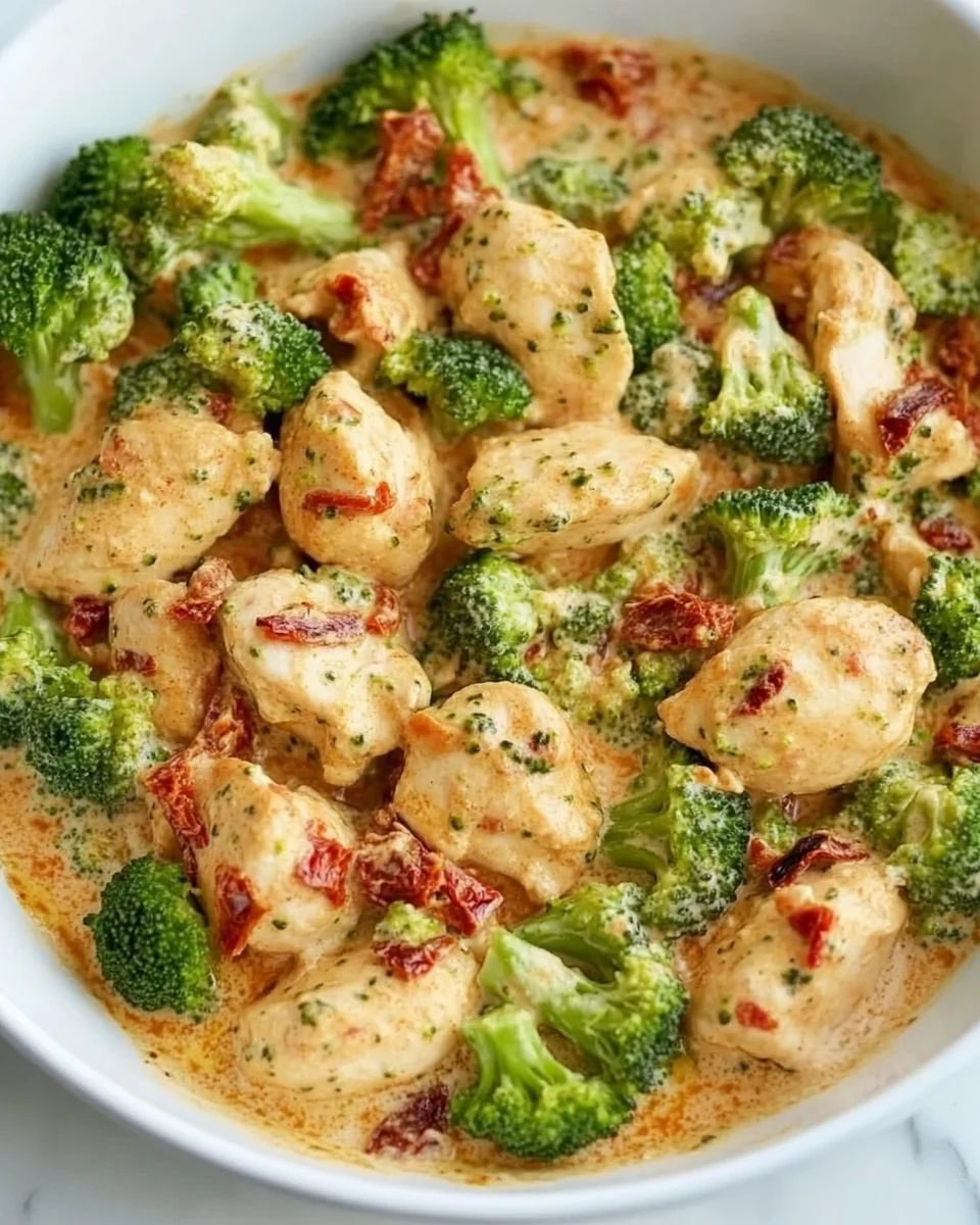 15-Minute Creamy Broccoli Chicken with Sun-Dried Tomatoes - additional image