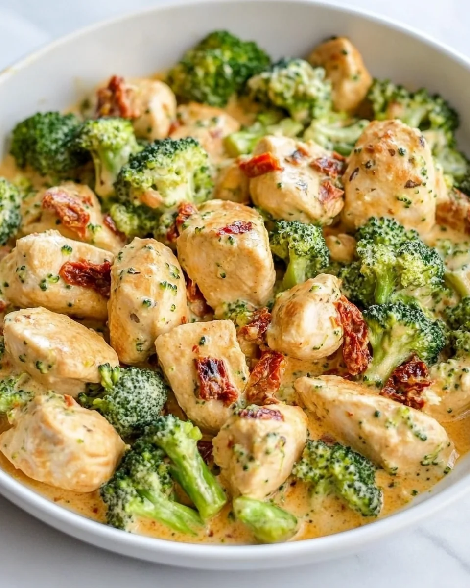 15-Minute Creamy Broccoli Chicken with Sun-Dried Tomatoes - additional image