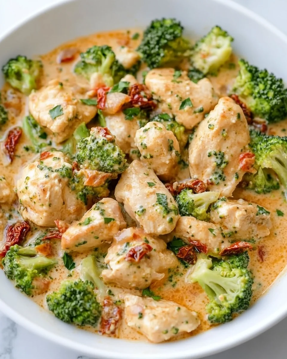 15-Minute Creamy Broccoli Chicken with Sun-Dried Tomatoes - additional image