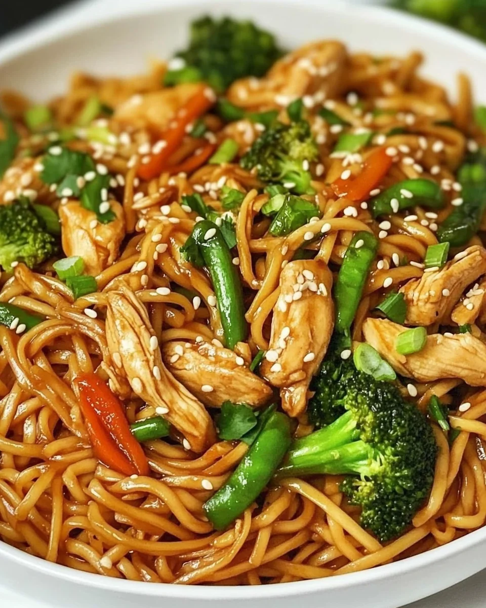 15-Minute Healthy Chicken Stir Fry Noodles - additional image