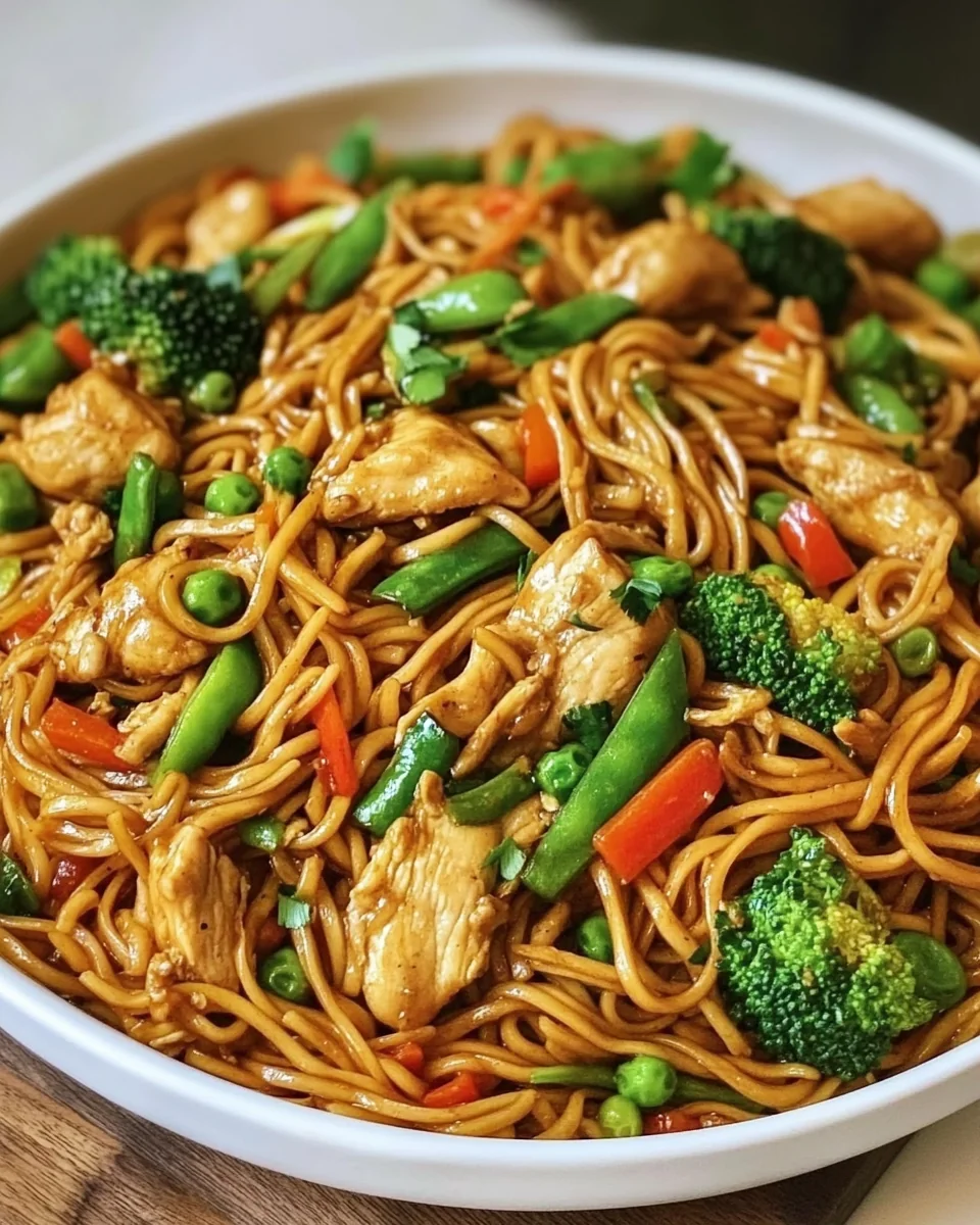15-Minute Healthy Chicken Stir Fry Noodles