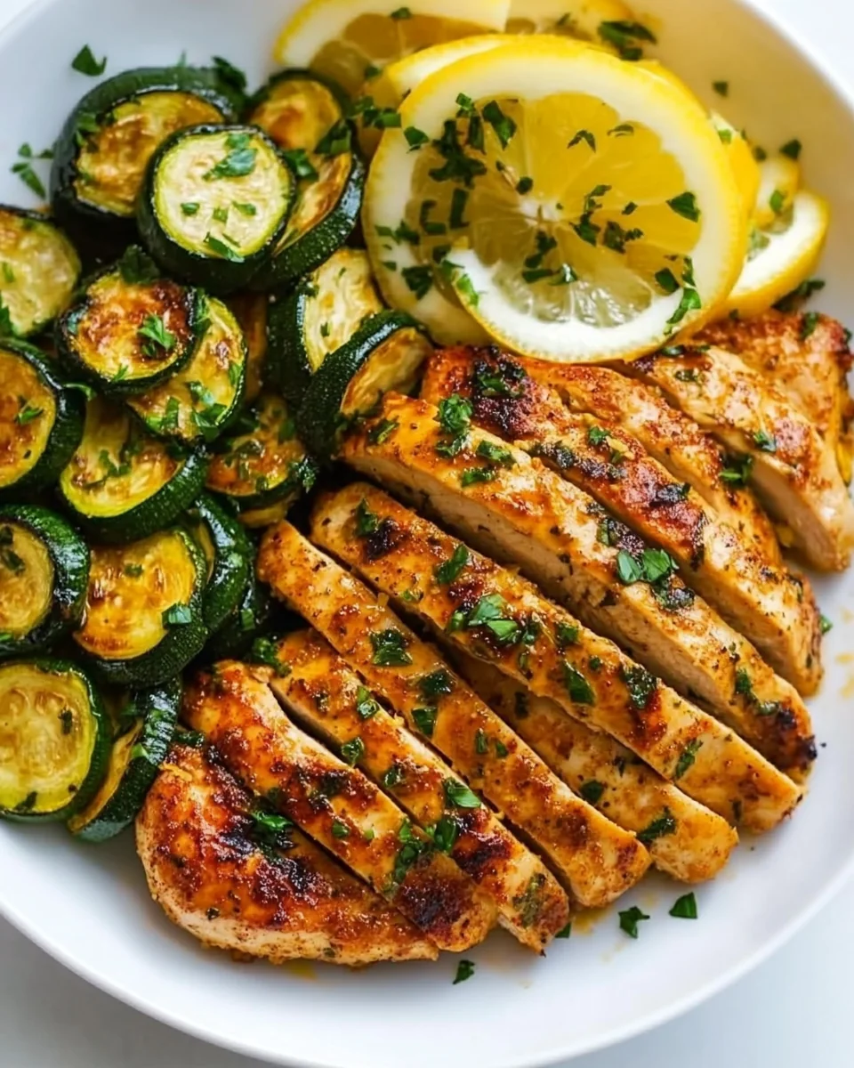 Savory Asado Chicken Breast with Fresh Sautéed Zucchini - additional image