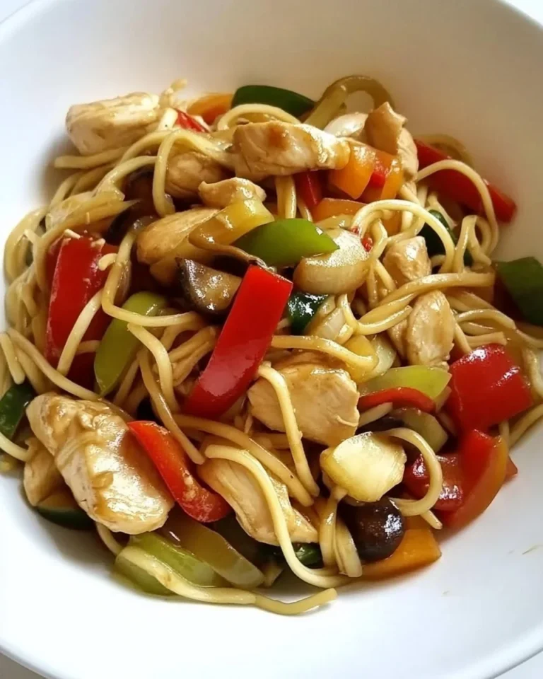 Simple Asian Chicken Noodle Stir-Fry