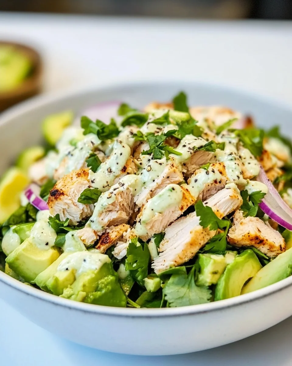 Simple And Fresh Avocado Chicken Salad - additional image