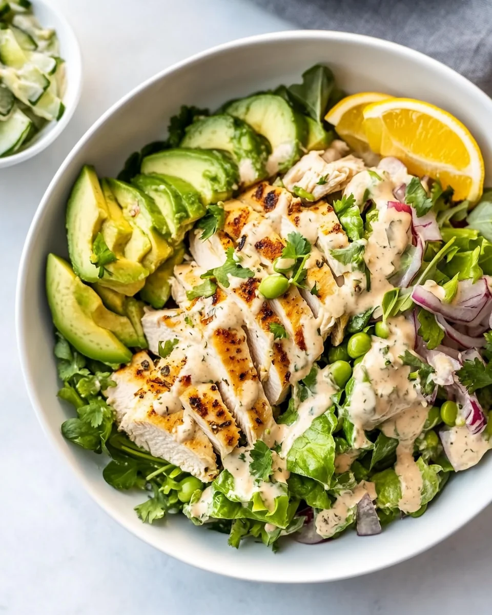 Simple And Fresh Avocado Chicken Salad - additional image