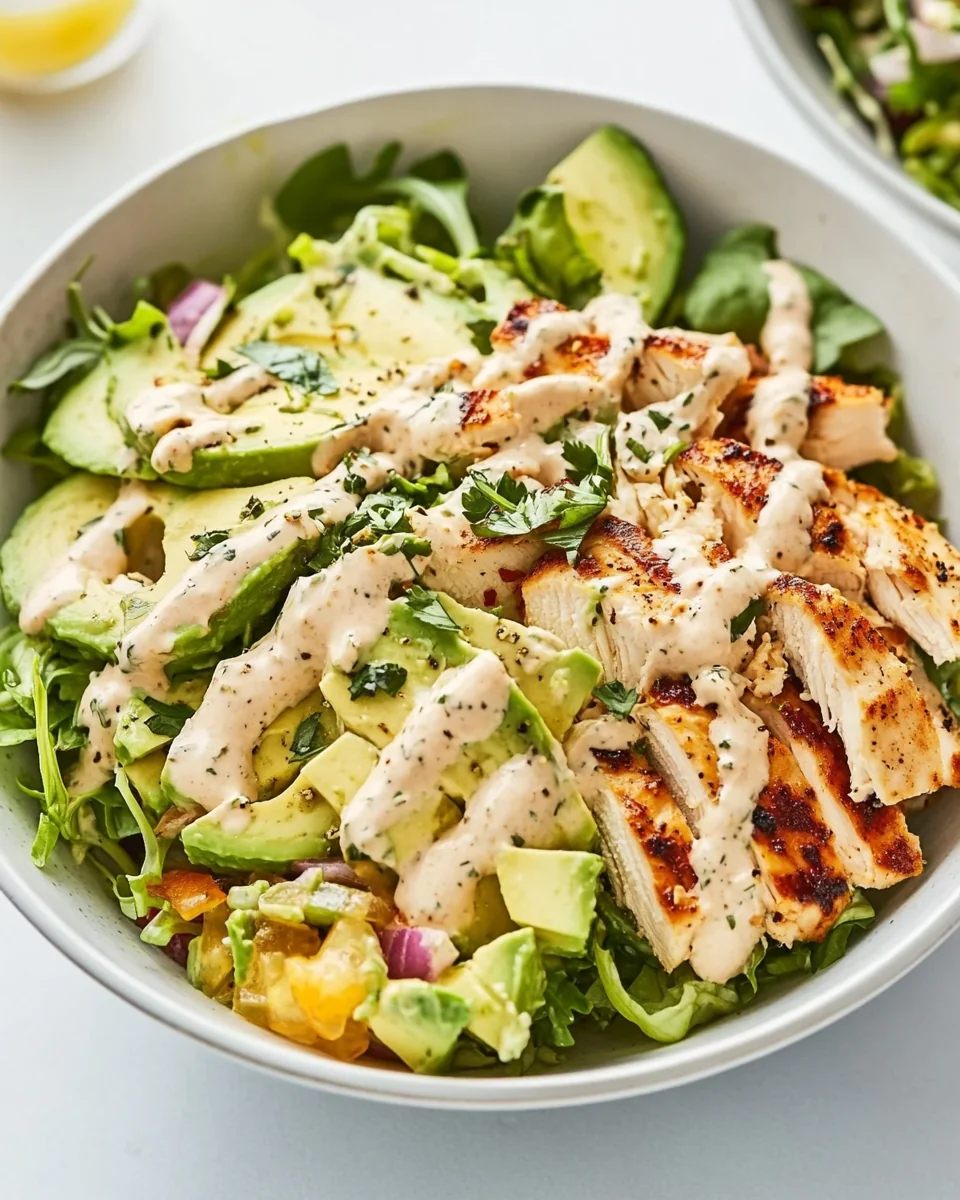 Simple And Fresh Avocado Chicken Salad - additional image