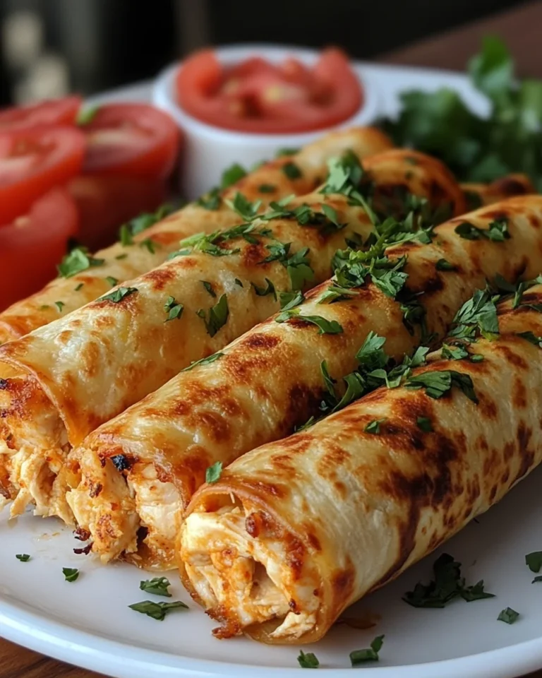 Creamy Oven-Baked Chicken Taquitos for the Family