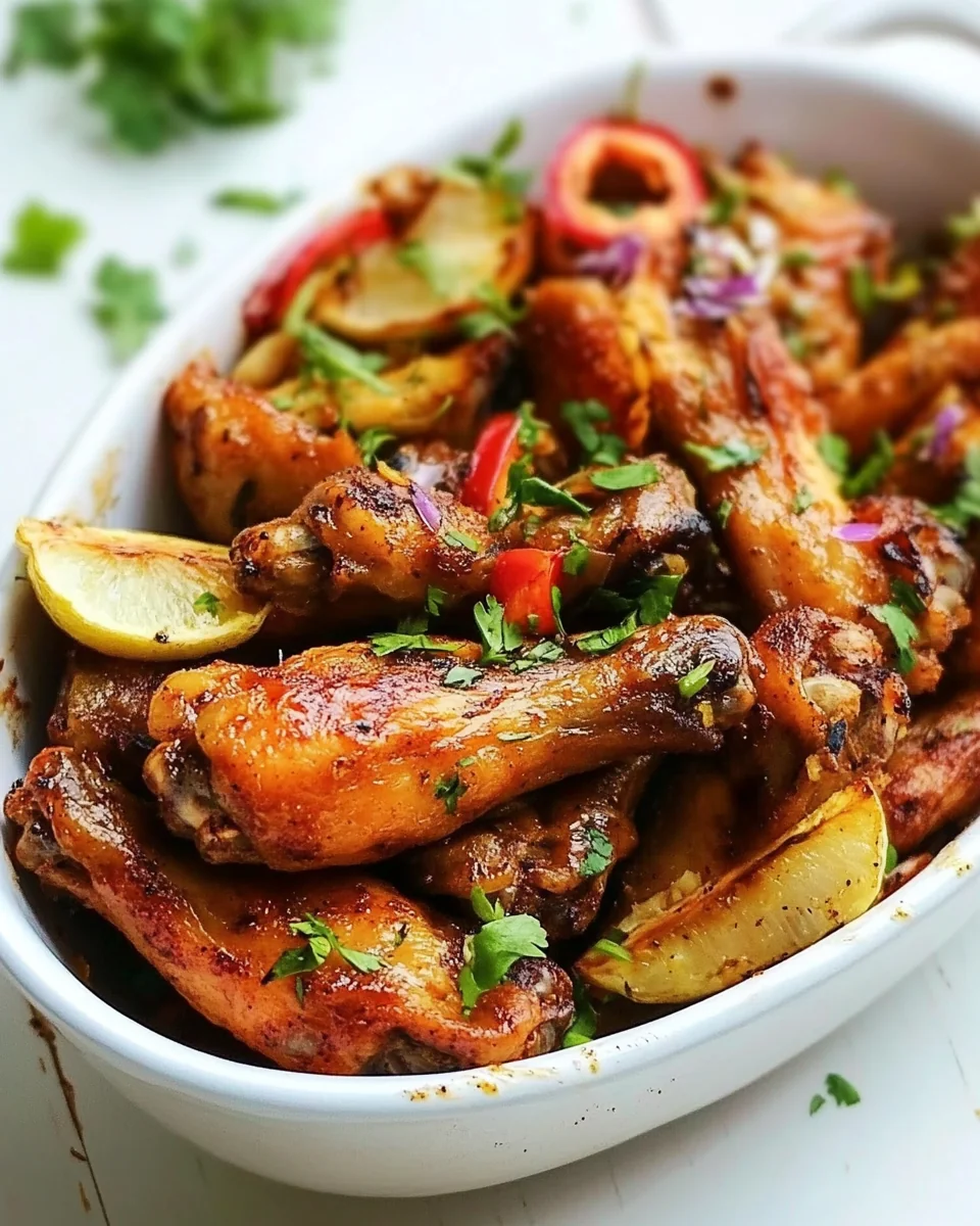 Perfectly Crispy Baked Garlic Chicken Wings - additional image