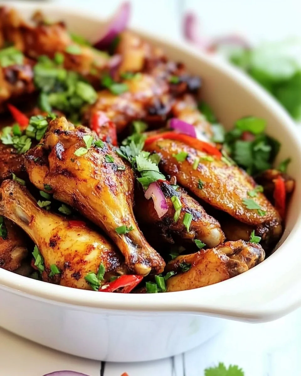 Perfectly Crispy Baked Garlic Chicken Wings - additional image