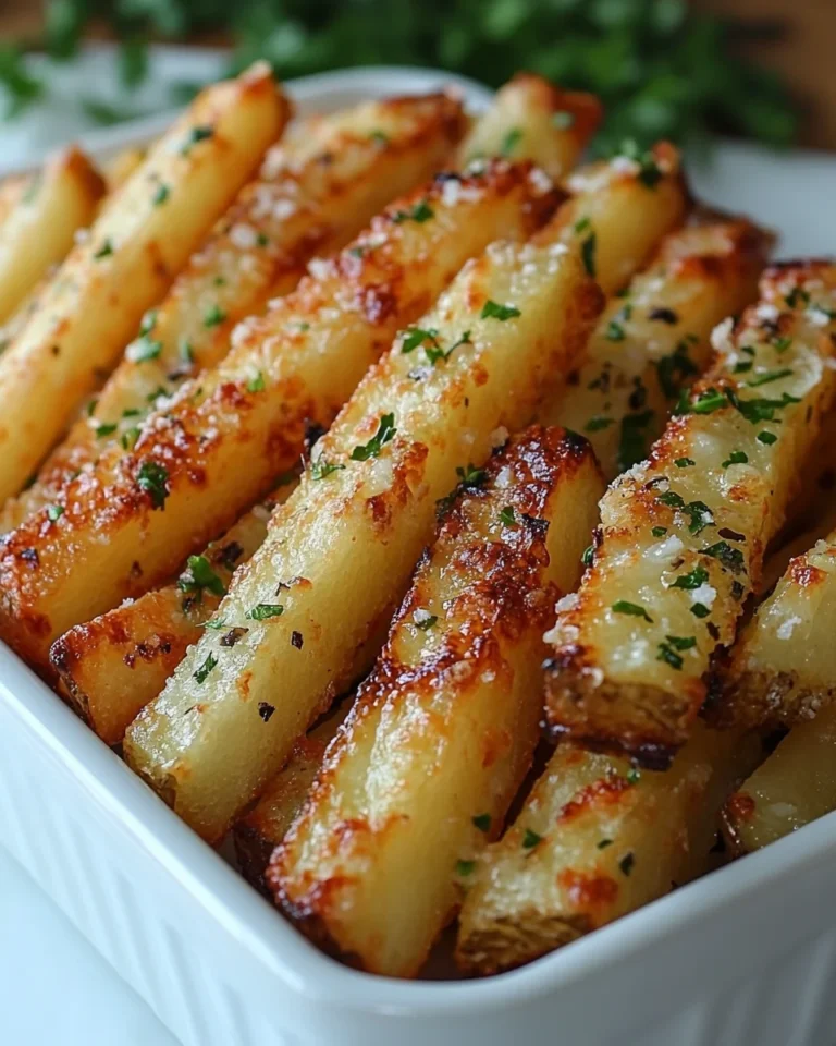 Oven-Baked Garlic Parmesan Fries: A Family Favorite