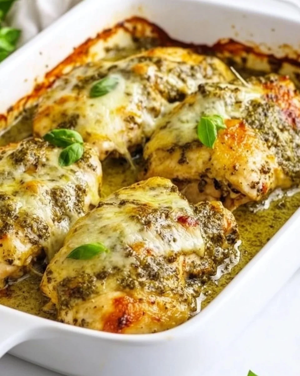 Simple Baked Pesto Chicken With Three Ingredients - additional image