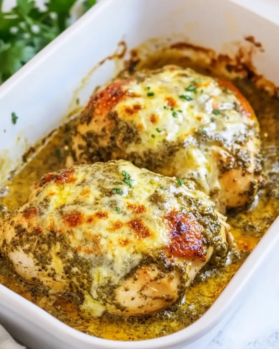 Simple Baked Pesto Chicken With Three Ingredients - additional image