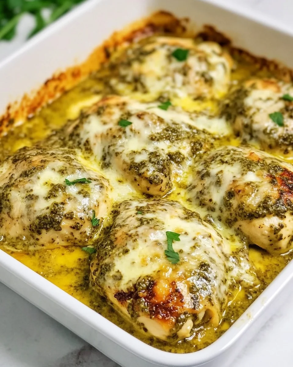 Simple Baked Pesto Chicken With Three Ingredients - additional image