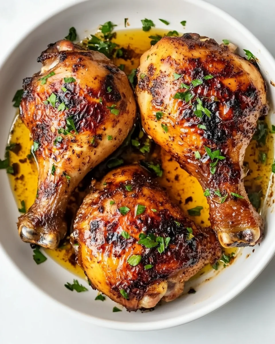 Savory Balsamic Honey Skillet Chicken Legs - additional image