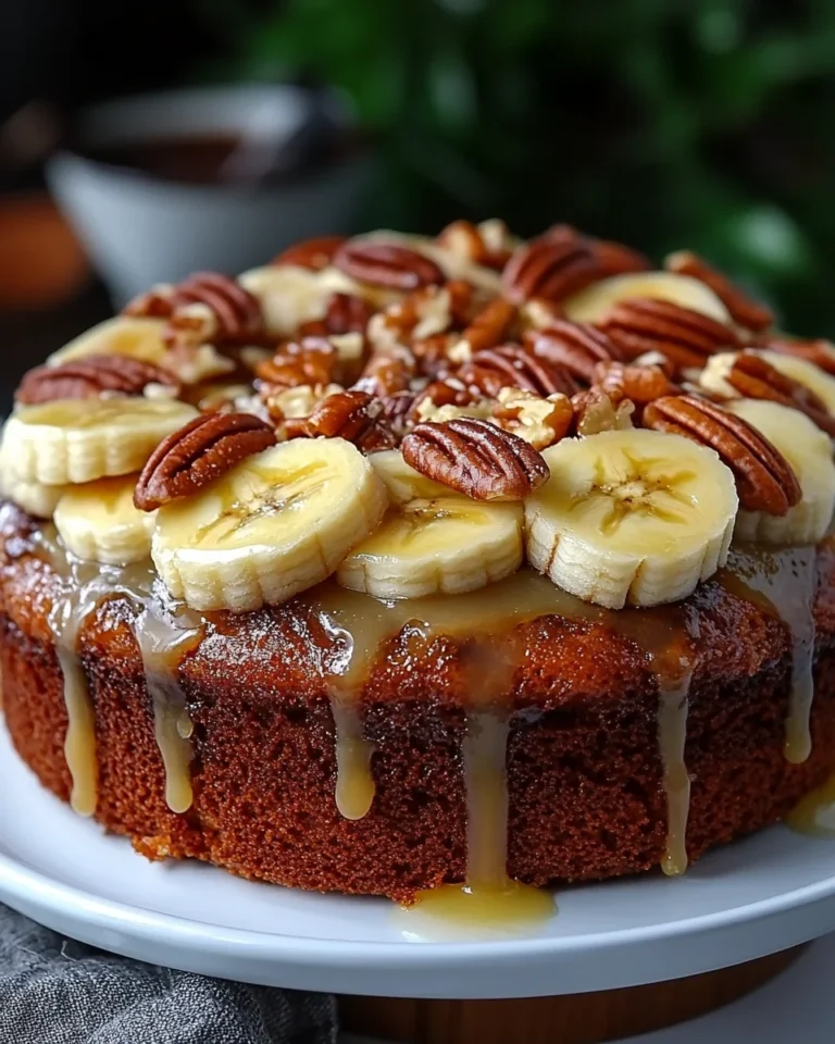 Quick and Easy Banana Pecan Cake