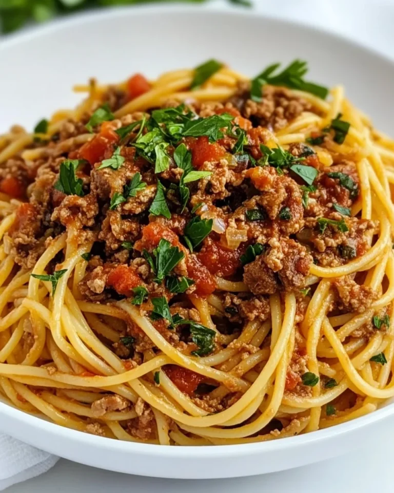 Savory Beef Rag with Spaghetti for a Cozy Night In