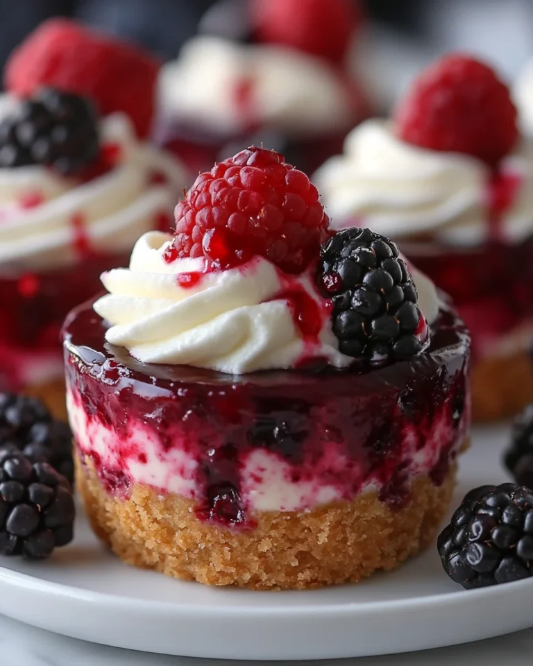 Berry Swirl Cheesecake Bites: A Quick No-Bake Treat