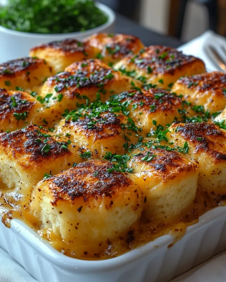 Quick One-Pot Biscuits and Gravy Hashbrown Casserole