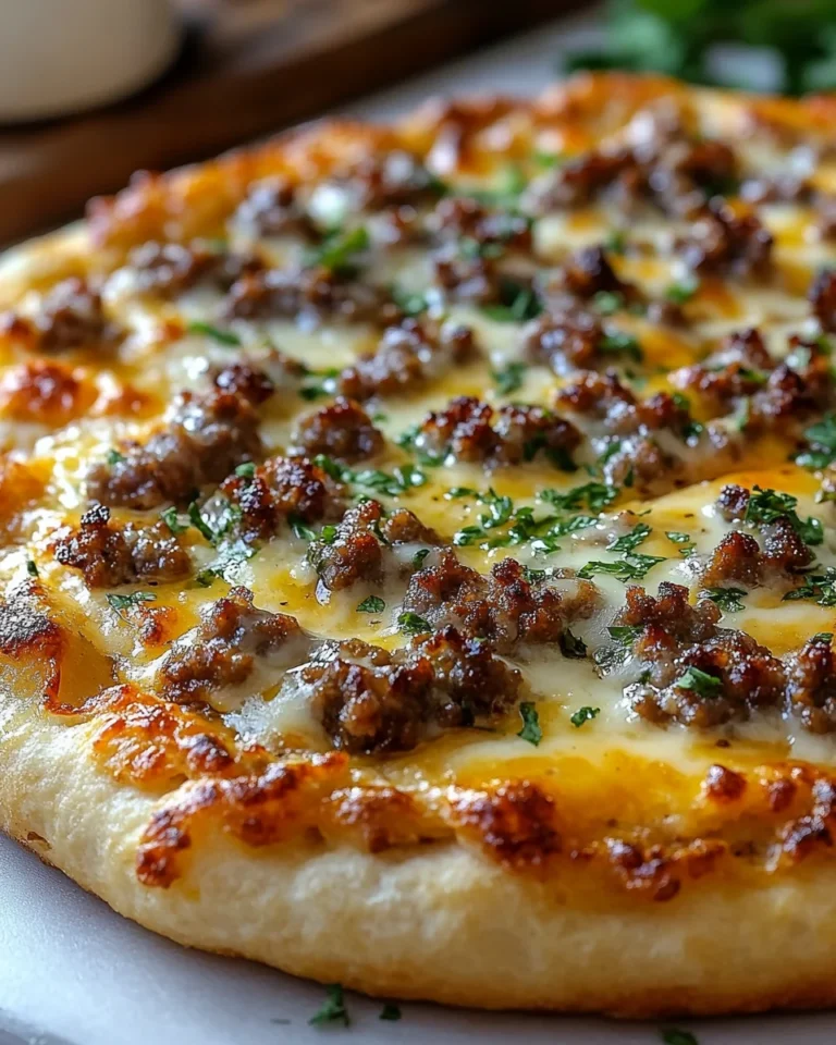 One-Pot Sausage Gravy Breakfast Pizza Recipe