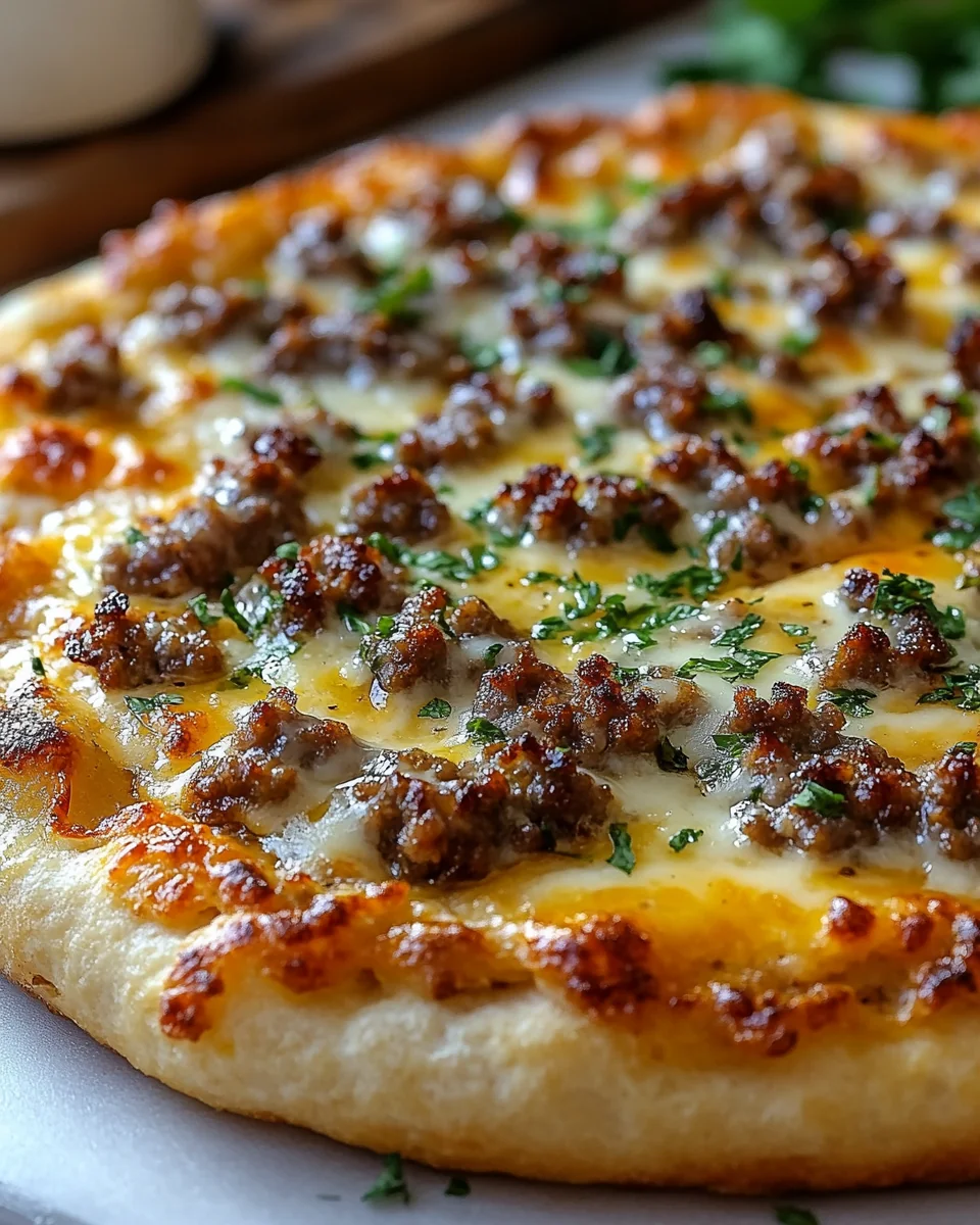 One-Pot Sausage Gravy Breakfast Pizza Recipe
