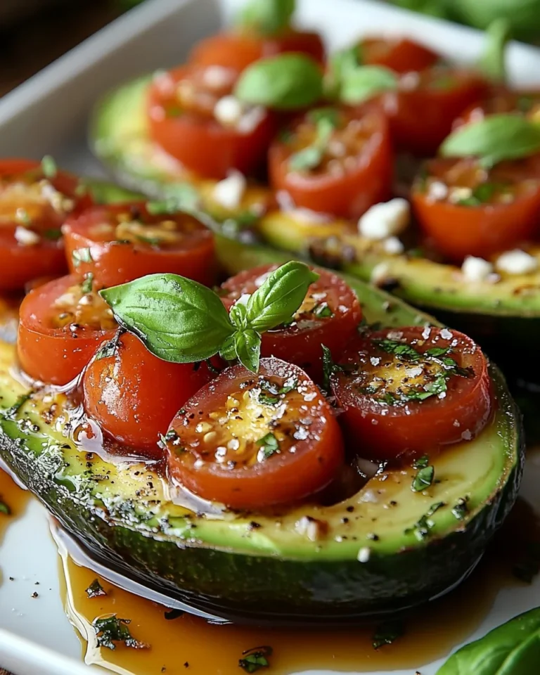 Quick Caprese Stuffed Avocado Recipe
