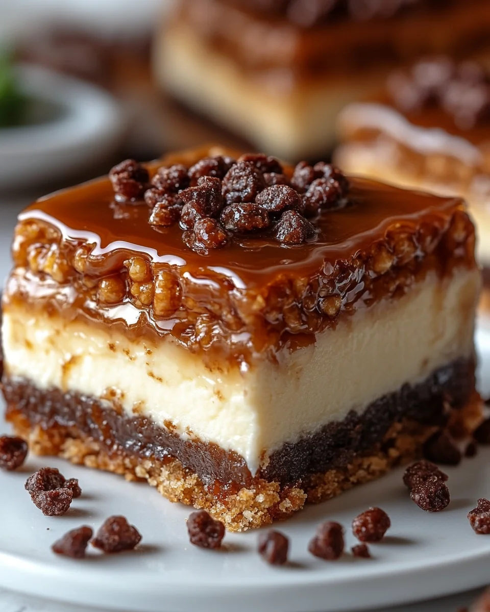 Creamy Caramel Cheesecake Bars: A Quick, Kid-Friendly Treat