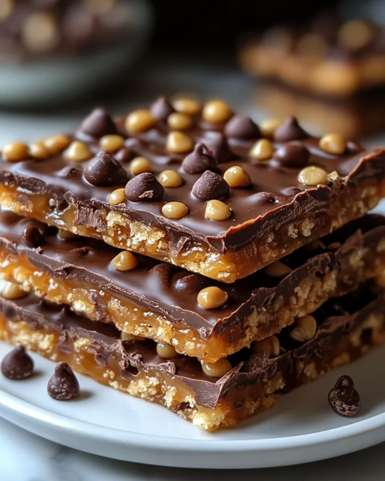 Homemade Caramel Chocolate Crunch Bars for a Crowd-Pleaser